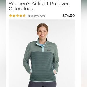 L.L. Bean Women's Airlight Pullover